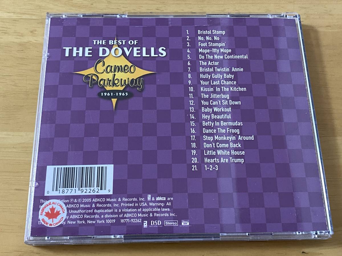 The Dovells The Best of The Dovells Cameo Parkway 1961-1965 輸入盤CD 検:ダヴェルズ Doo-Wop Chubby Checker Tony & The Raindrops_画像2