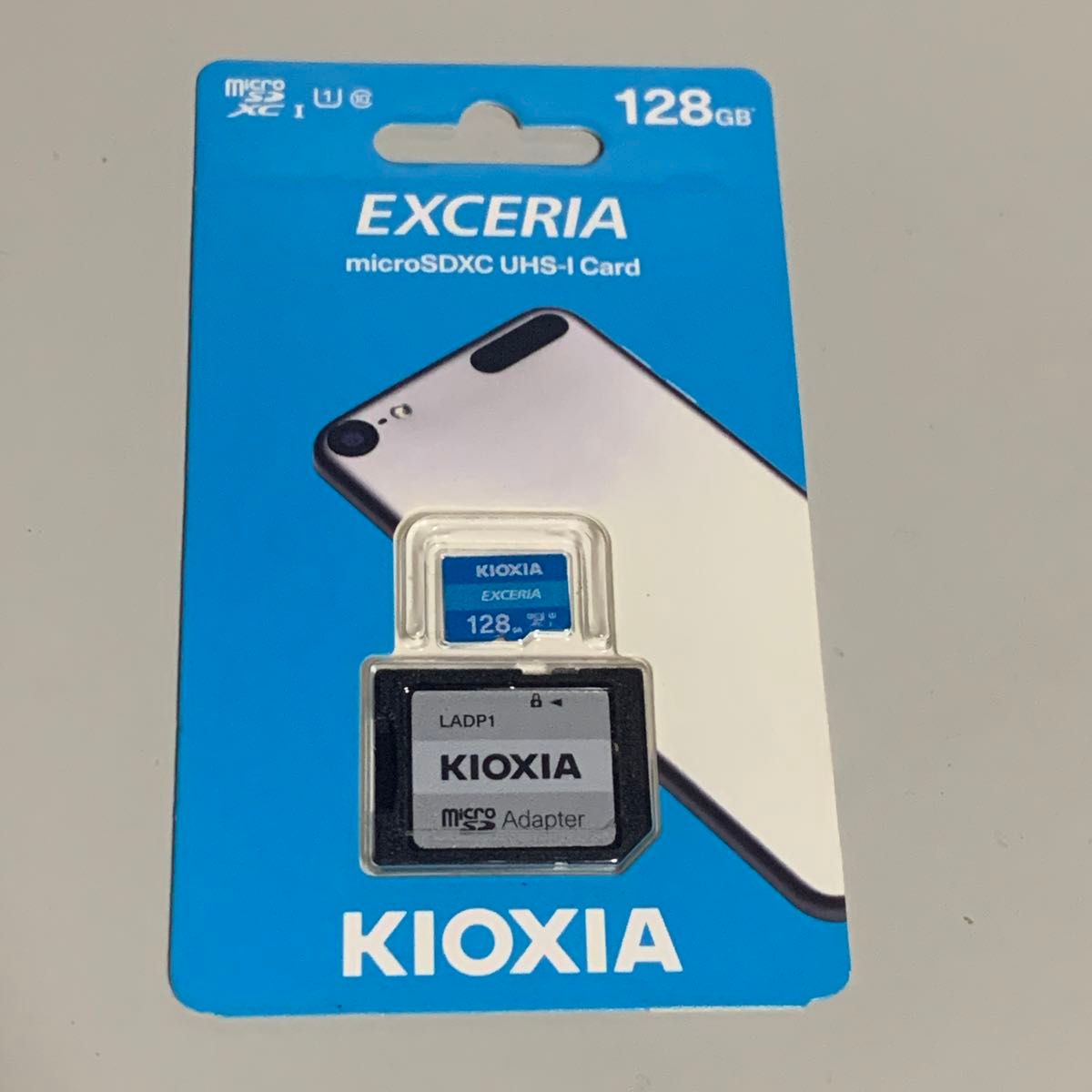 KIOXIA EXCERIA 128GB MicroSDカード SD変換アダプタ付 LMEX1L128GG2 海外パッケージ