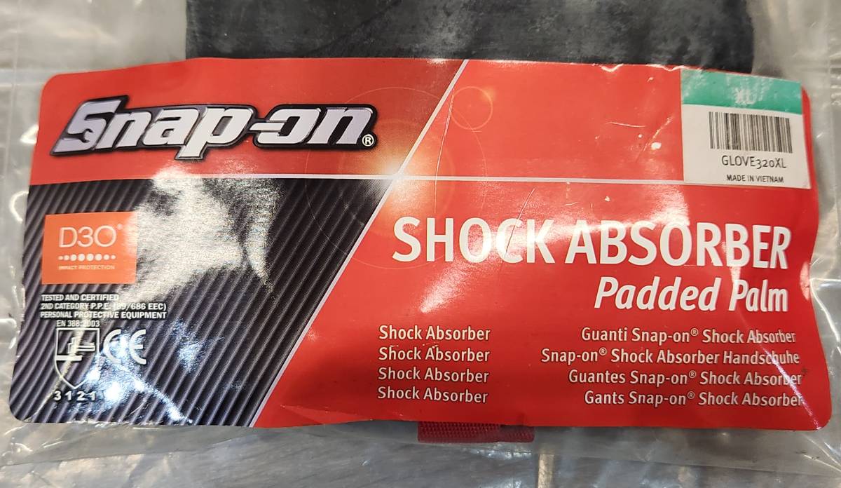 スナップオン shock absorbing メカニック グローブ 手袋 No225_画像2