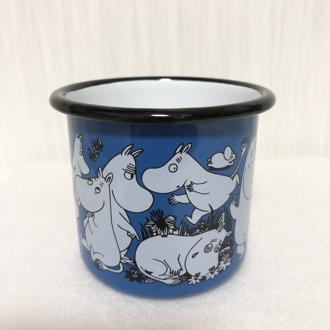 muurla 2017 ホーロー マグカップ ブルー ムーミンショップ限定 moomin moominshop limited editionの画像3