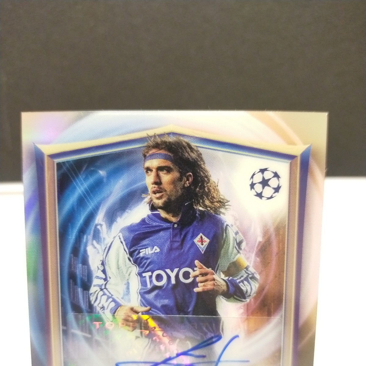 【ガブリエル・バティストゥータ　GABRIEL BATISTUTA アルゼンチン代表】2023 Topps UCC MERLIN 直筆サインカード_画像2