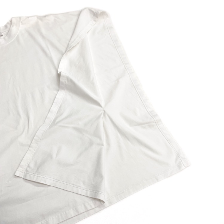 HYKE ハイク PONCHO コットンポンチョTシャツ カットソー ホワイト 201-12260_画像5