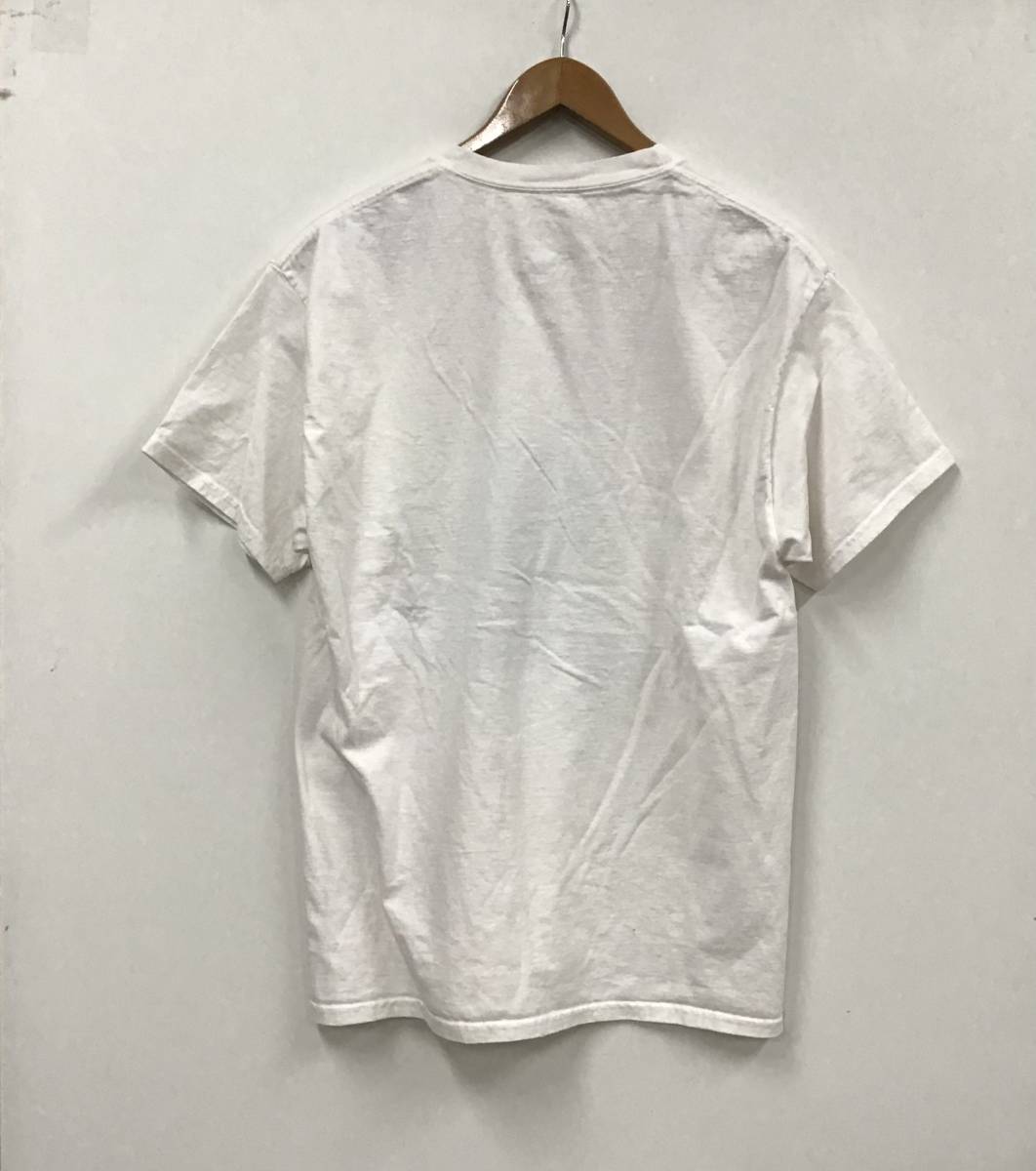 ［H 46］Hanes 半袖 Tシャツ プリントTシャツ Lサイズ トップス 写真プリント 白 1円スタート アメリカ古着 古着卸_画像3