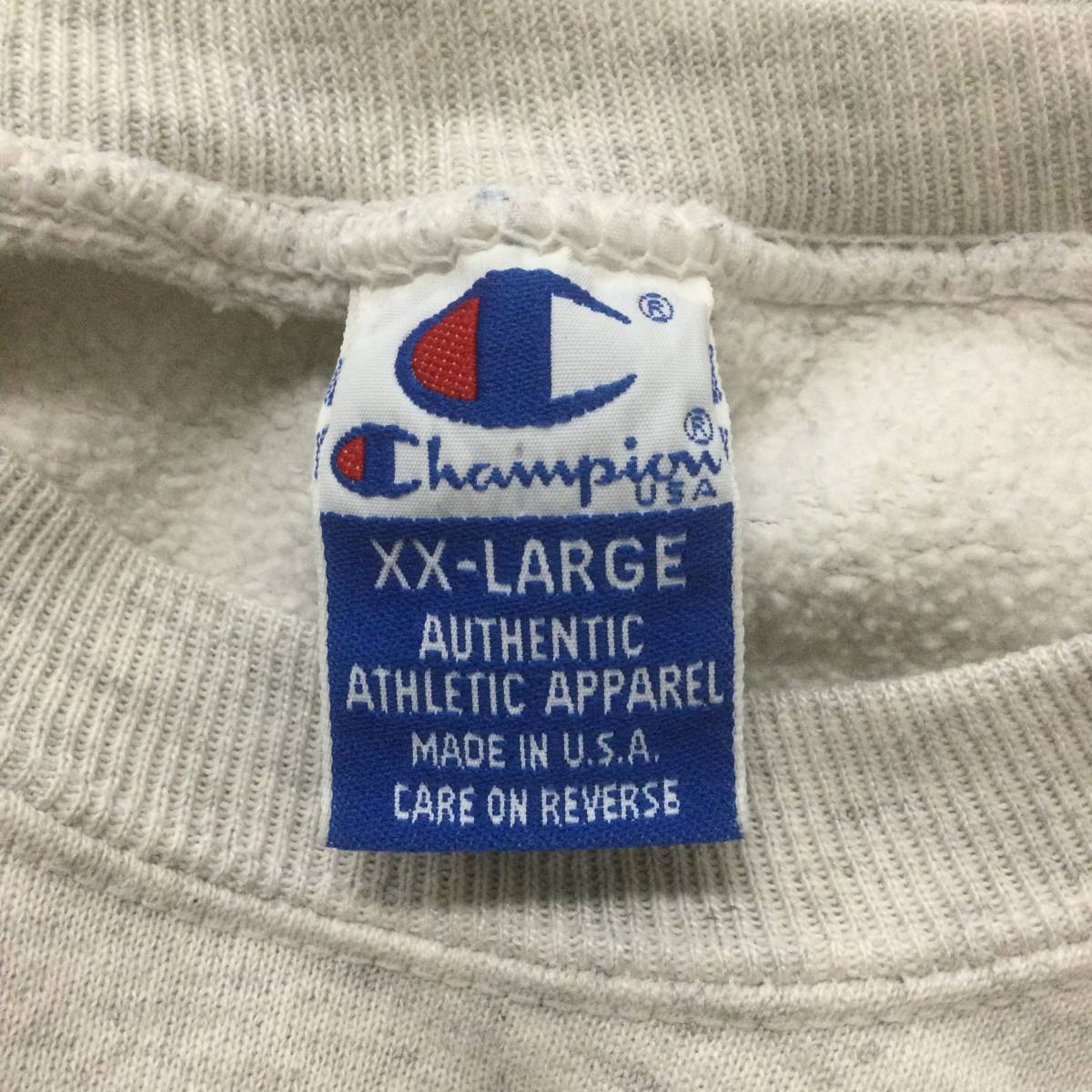 【N463】★Champion★ チャンピオン プルオーバー スウェット XXLサイズ ミシガン カレッジ 米国製 90's made in USA 古着 古着卸_画像8