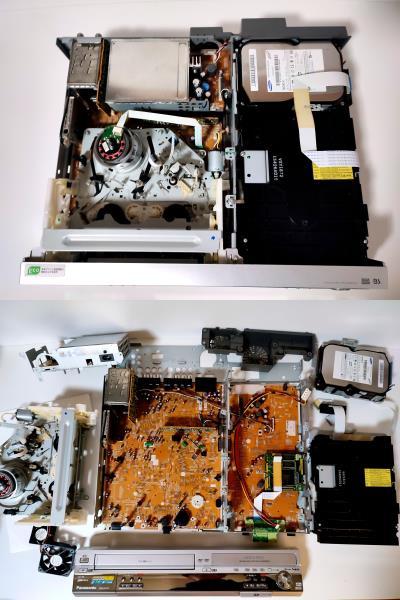 ●整備済み●VHS⇔DVD⇔HDDダビング Panasonic DMR-EH70V VHS一体型HDD/DVDレコーダー パナソニック_分解して内部まで丁寧に清掃・整備済みです