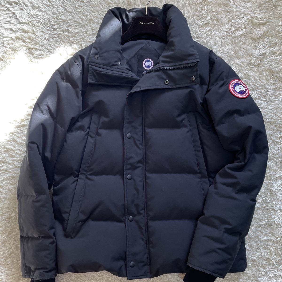 極美品★希少XL!! CANADAGOOSE カナダグースFUSION MACMILLAN PARKA マクミランパーカーダウンジャケット 極暖肉厚 ブラック _画像2