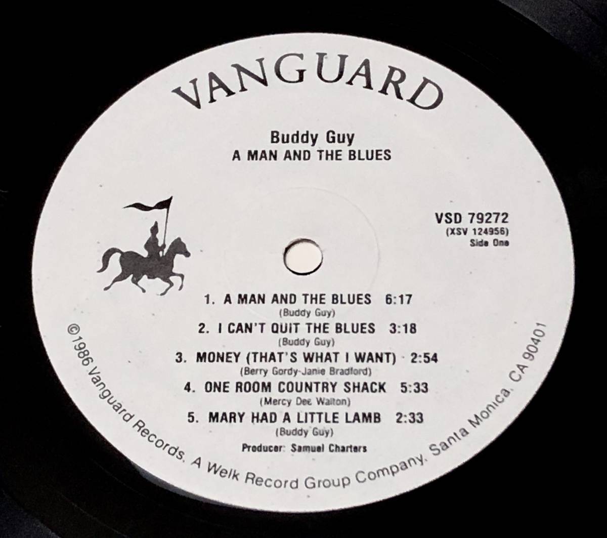 月末限定値下◎激レア高音質白PROMO極美盤Buddy Guy / A Man And The Blues Stevie Ray Vaughan Beatles Otis Spann Jack Myers Fred Below_画像2