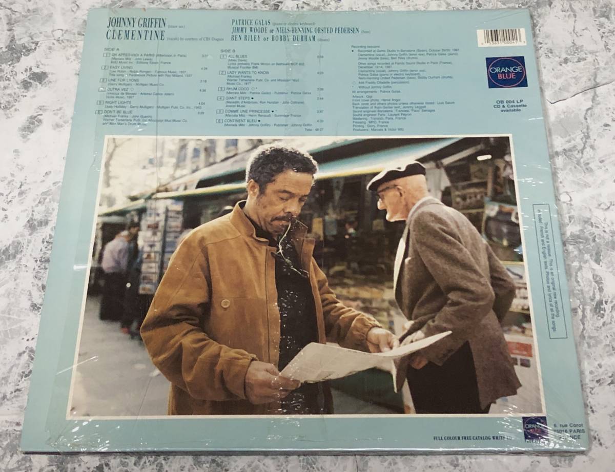 値下レア金シール極美完オリ！クレモンティーヌJohnny Griffin & Clementine / Continent Bleu Miles Davis John Coltrane Gerry Mulligan_画像3