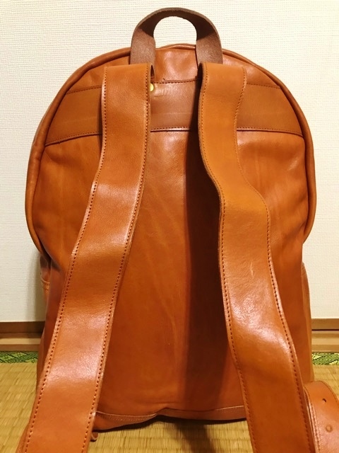  18万円 新品 RRL レザー バックバッグ リュックサック レザーバッグ bag バッグ TALON polo ralph lauren filson moto wesco alden coach_画像7