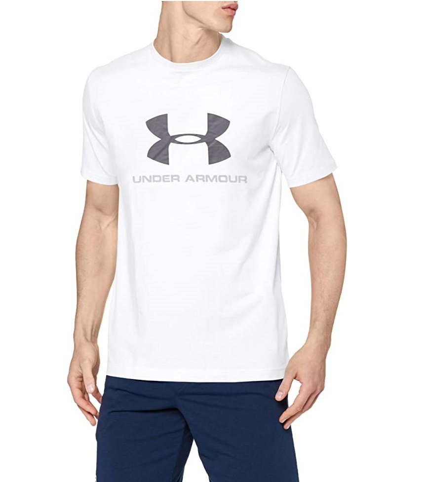 B13-03 新品 人気の定番商品 UNDER ARMOUR アンダーアーマー Tシャツ　半袖　ルーズフィット　ヒートギア　1257615 ホワイト XXLサイズ_画像2