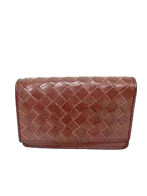 【中古】BOTTEGA VENETA ボッテガヴェネタ 小物 レディース メンズ カードケース イントレチャート