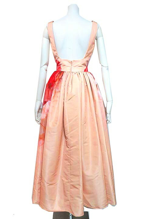 [ б/у ]Alexander McQueen Alexander * McQueen One-piece женский цветное платье свадебный 2 следующий . платье розовый цветочный принт 