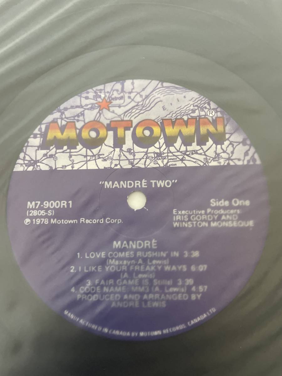 MANDRE / TWO 1978 CANADA LP DJ HARVEY_画像5