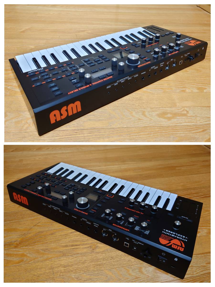 ＡＳＭ HYDRASYNTH EXPLORER シンセサイザー 中古 Ashun Sound Machines asm ミニ鍵盤 37鍵盤 送料無料_画像4