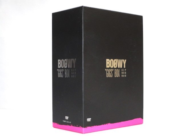 BOOWY GIGS BOX 完全生産限定 DVD 8枚組 (豪華BOX仕様) 付録『HYSTERIA