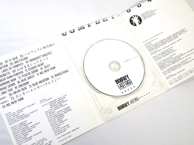 BOOWY DVD VHS まとめて9点 LAST GIGS / GIGS CASE OF / 1224 THE ORIGINAL / GIGS at BUDOKAN / VIDEO 収納プラケース付き【F020126S】_画像3