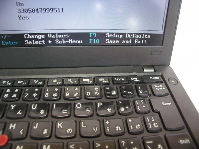 NBJ105/IBM/Thinkpad X260/i5-6300U 2.4Ghz/4GB/難あり_画像2