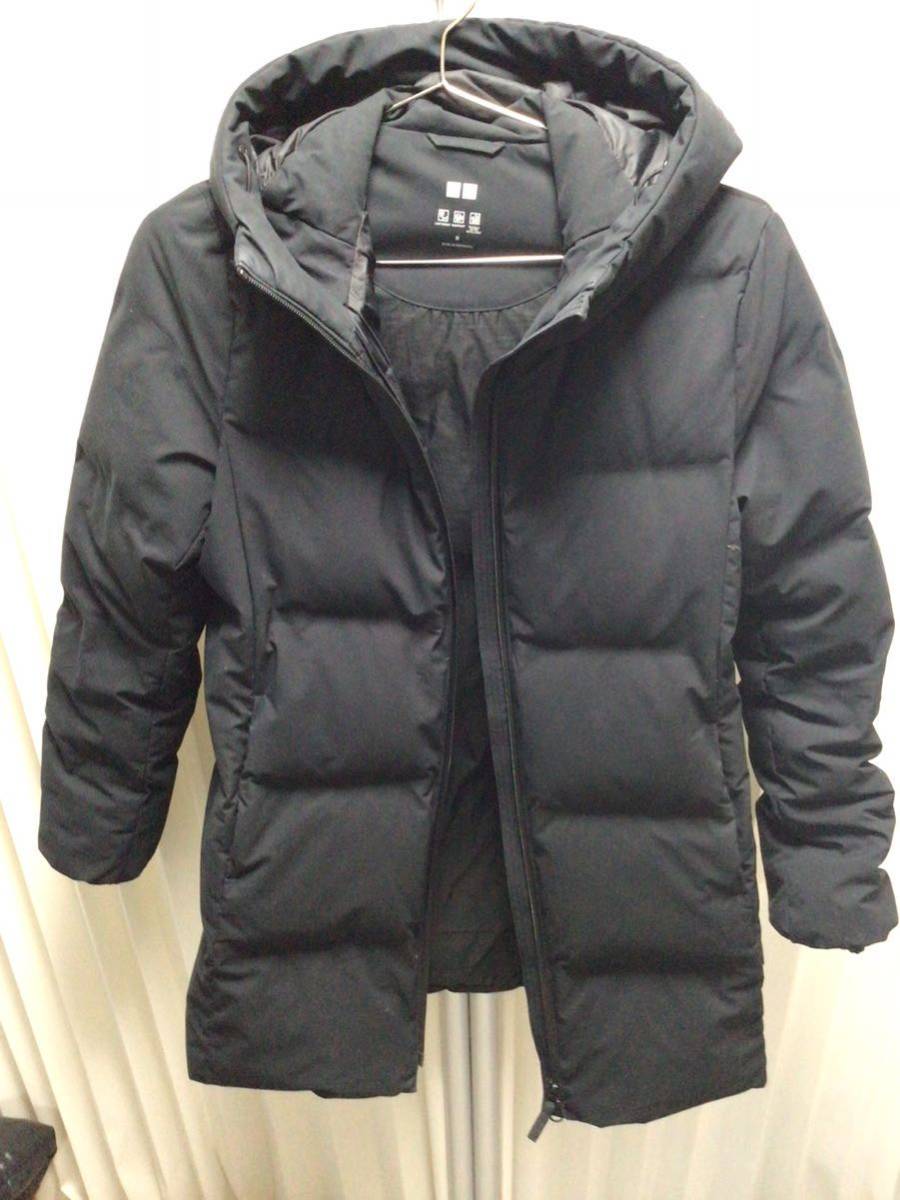 ユニクロ ダウンジャケット ダウンコート ブラック コート UNIQLO 黒 M 01-21-0F015A 212-429467(04-69) 785-00B3-00EJ 止水ジップ 11