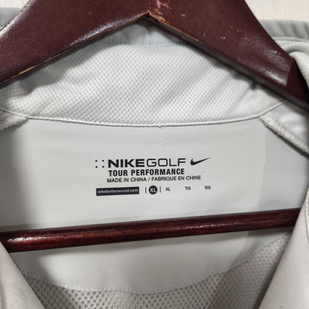 良品 NIKEGOLF ナイキゴルフ ツアーパフォーマンス 2Way ジャージジャケット メンズXLサイズ ゴルフウェア 紳士 春～夏_画像4