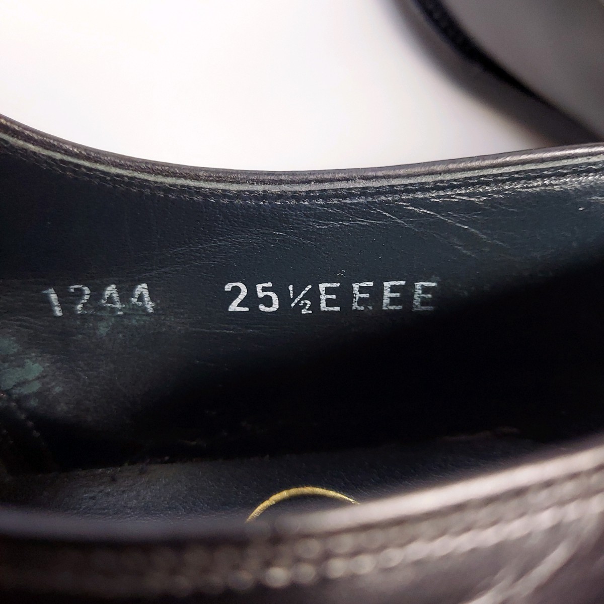 SCOTCH GRAIN スコッチグレイン　プレーントゥ ビジネスシューズ メンズ 革靴 ブラック系　25.5cm 4E_画像8
