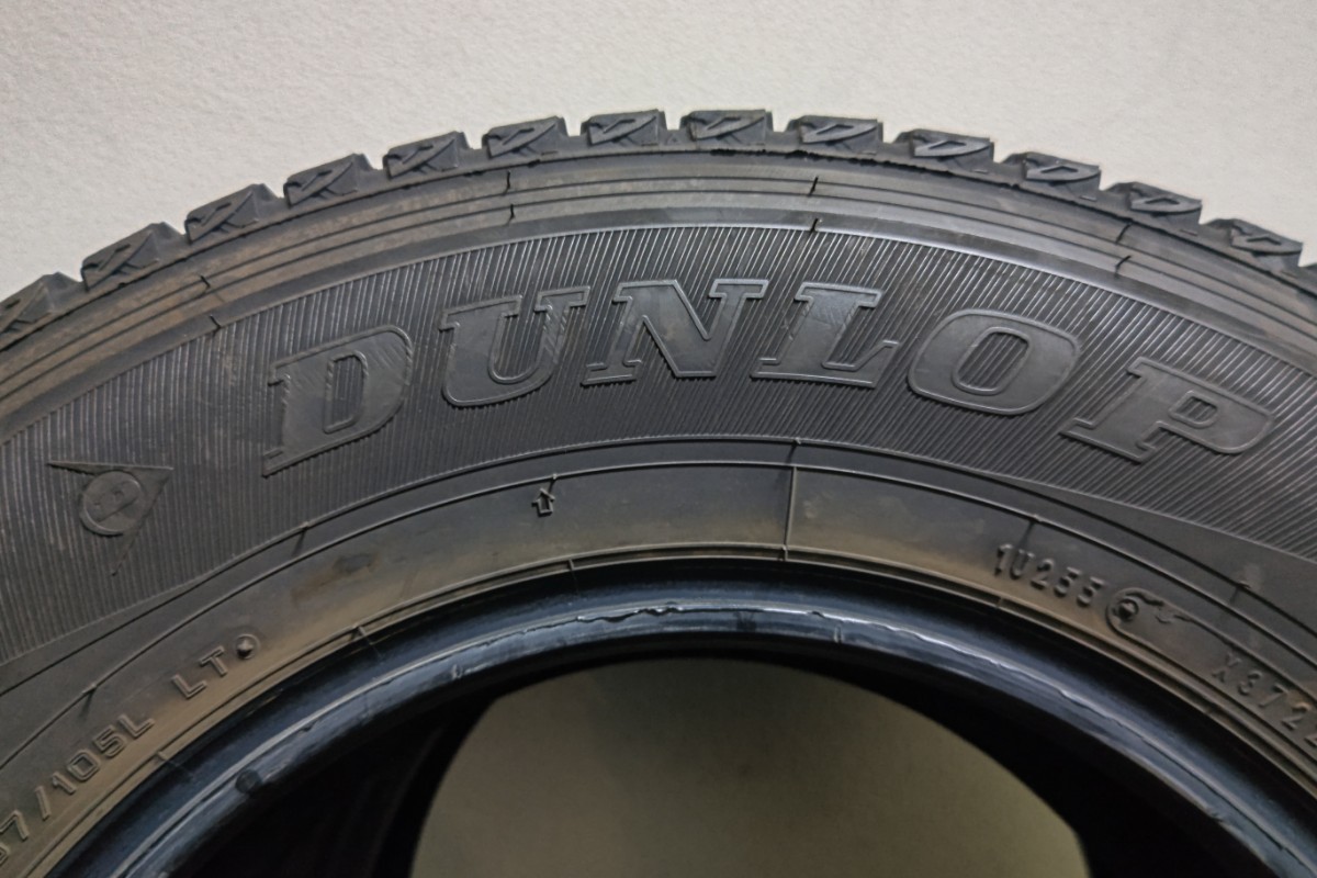 1シーズン使用！2022年製 195/80R15 107/105L DUNLOP WINTERMAXX ダンロップ バリ山 スタッドレス タイヤ ２本 195/80/15_画像6