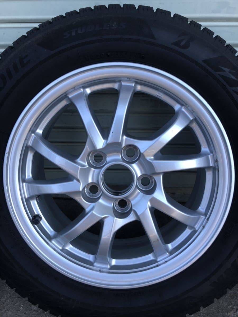 トヨタ プリウスα 純正ホイール ZVW40 ブリザック VRX2 205/60R16 92Q 16in6.5J+39 5H PCD114.3 スタッドレス バリ山 引き取り歓迎 _画像3