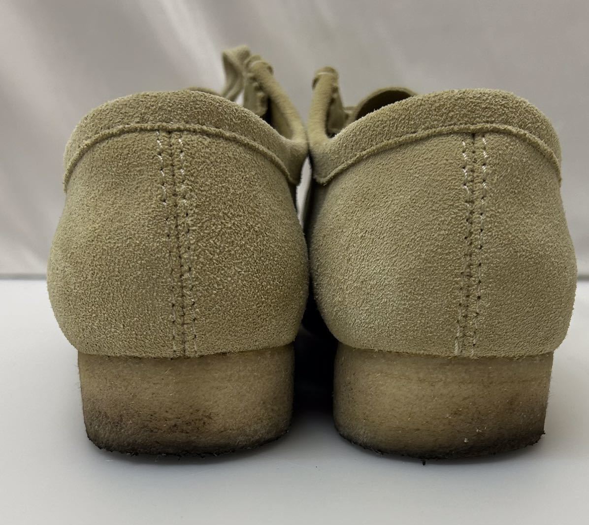 20240128【Clarks 】クラークス シューズ スエード ワラビー WALLABEE 26155515 MAPLE SUEDE UK7.5_画像6