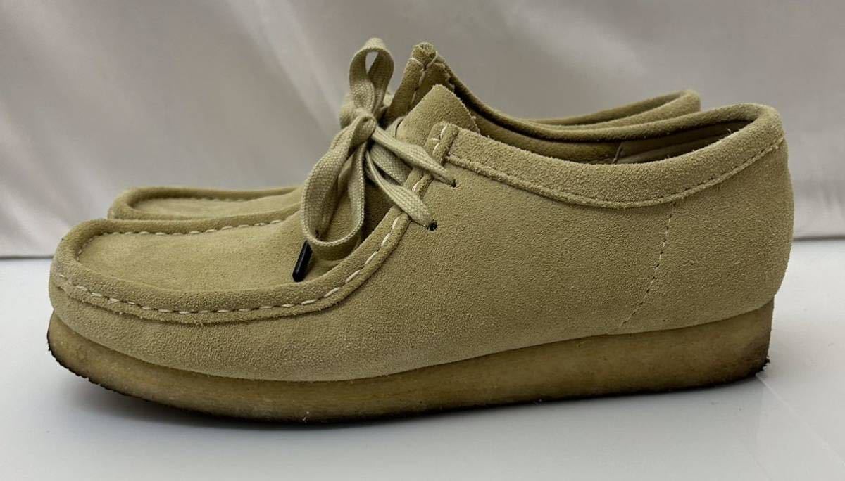 20240128【Clarks 】クラークス シューズ スエード ワラビー WALLABEE 26155515 MAPLE SUEDE UK7.5_画像2