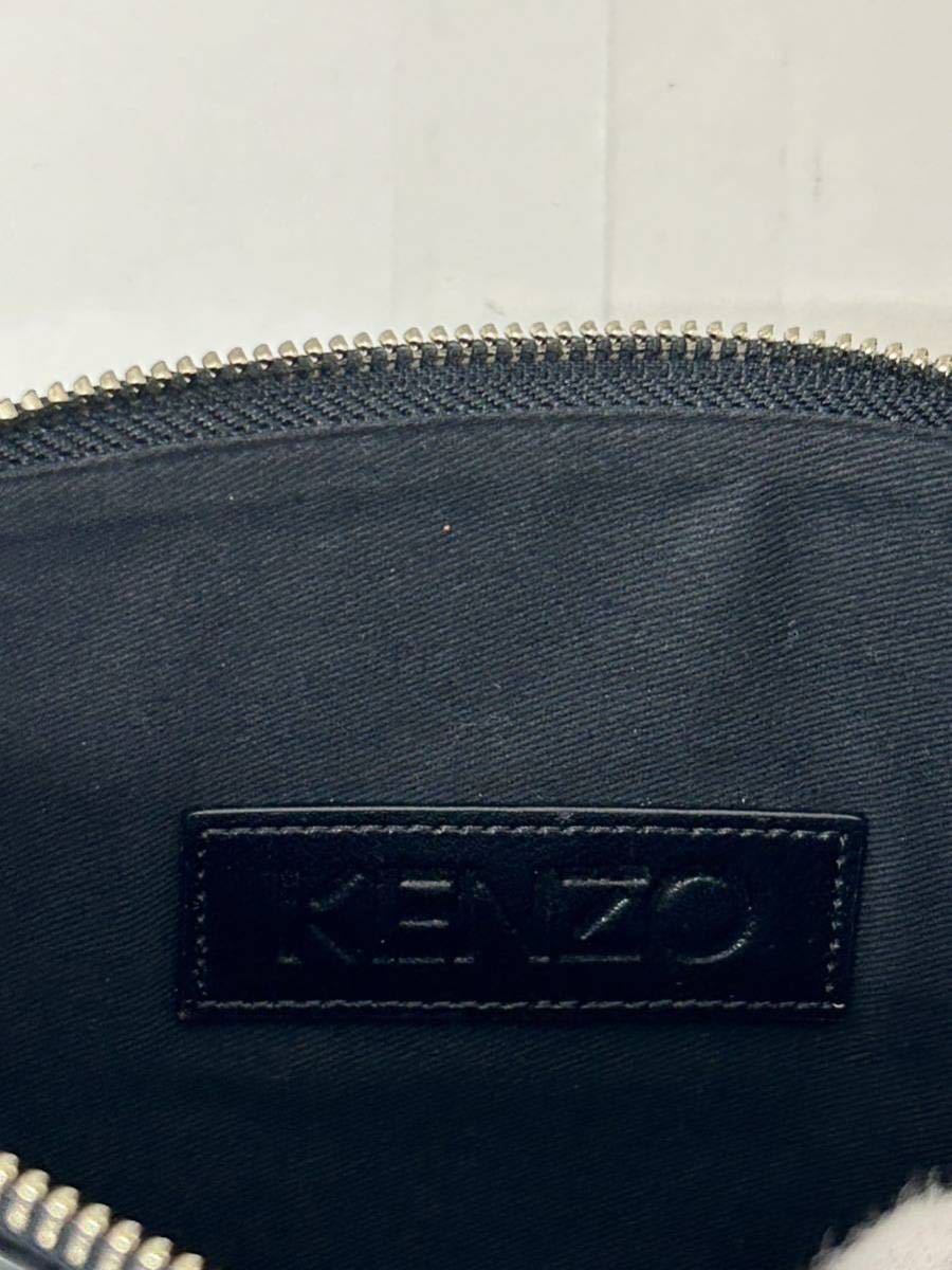20240108【KENZO】ケンゾー クラッチバッグ ブラック バッグ_画像6