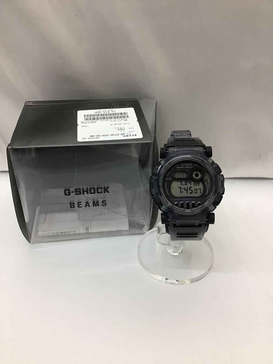 20240124【CASIO×BEAMS】カシオ ビームス G-SHOCK Gショック クォーツ腕時計 ブラック G-B001_画像1