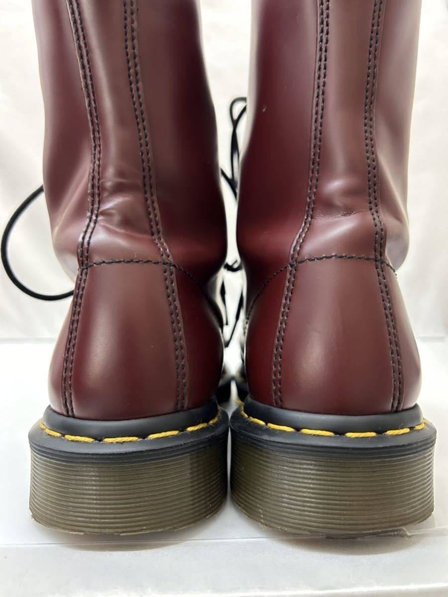 20240125【Dr Martens】ドクターマーチン1490 8ホール ブーツ レースアップブーツ UK7 レザー レッド _画像9