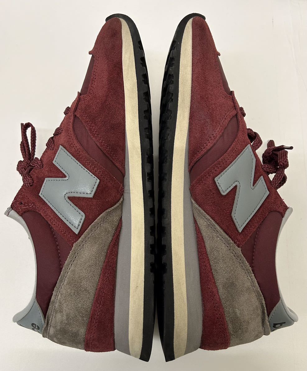 20240109【NEW BALANCE】 ニューバランス ローカットスニーカー M730UKF M730UKF 40TH ANNIVERSARY バーガンディー MADE IN ENGLAND US9_画像5