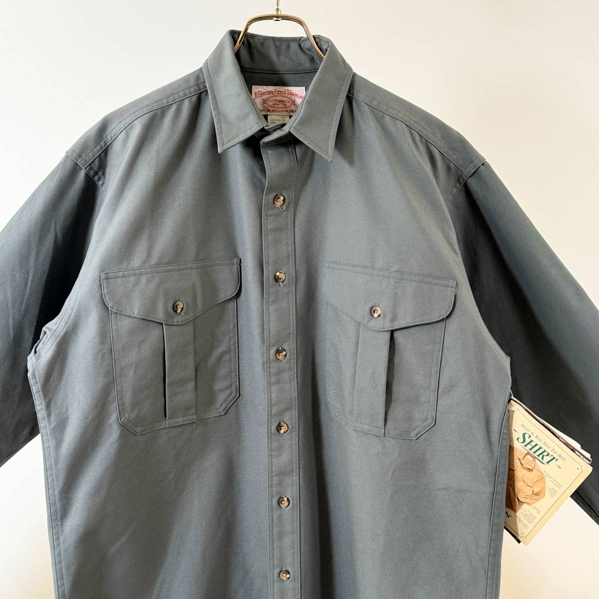 ファッション好きが選ぶ人気ブランドランキング 90s 》80s Shirt Shelter / Stock Dead 希少《 デッド【 】 ビンテージ アメリカ製 M シャツ シェルタークロス フィルソン FILSON 男性用