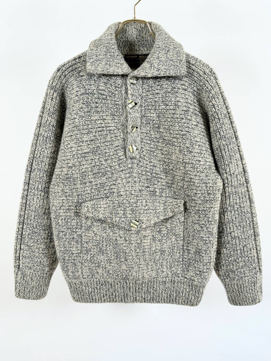  rare { Rare / Mint Condition }80s 90s finest quality goods [ Lackner Wolle Austria made chiroru deformation wool knitted Vintage ]