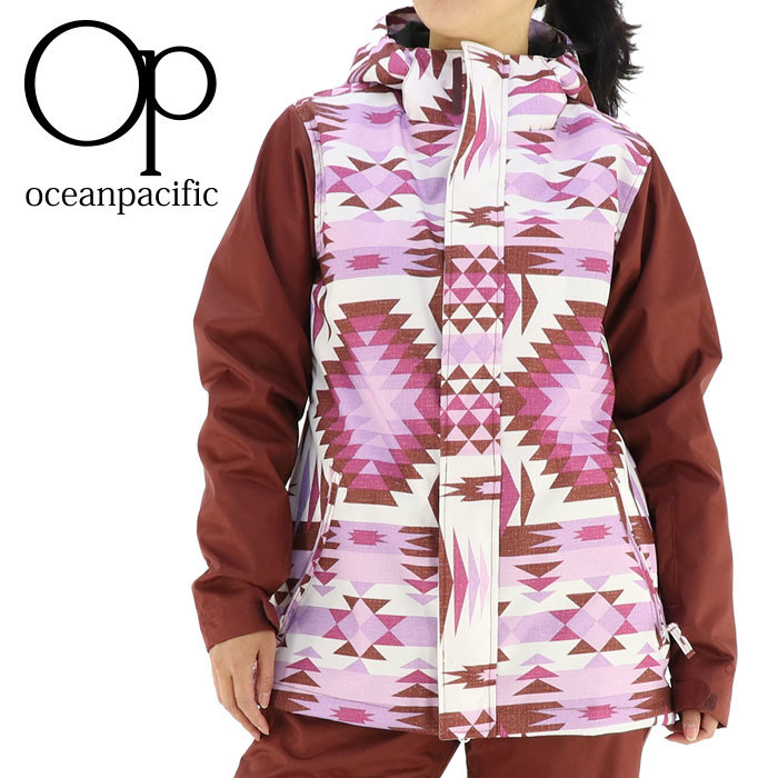 OCEAN PACIFIC(オーシャンパシフィック) レディース トライバルデザインスノーウェア 548500 BUR/L