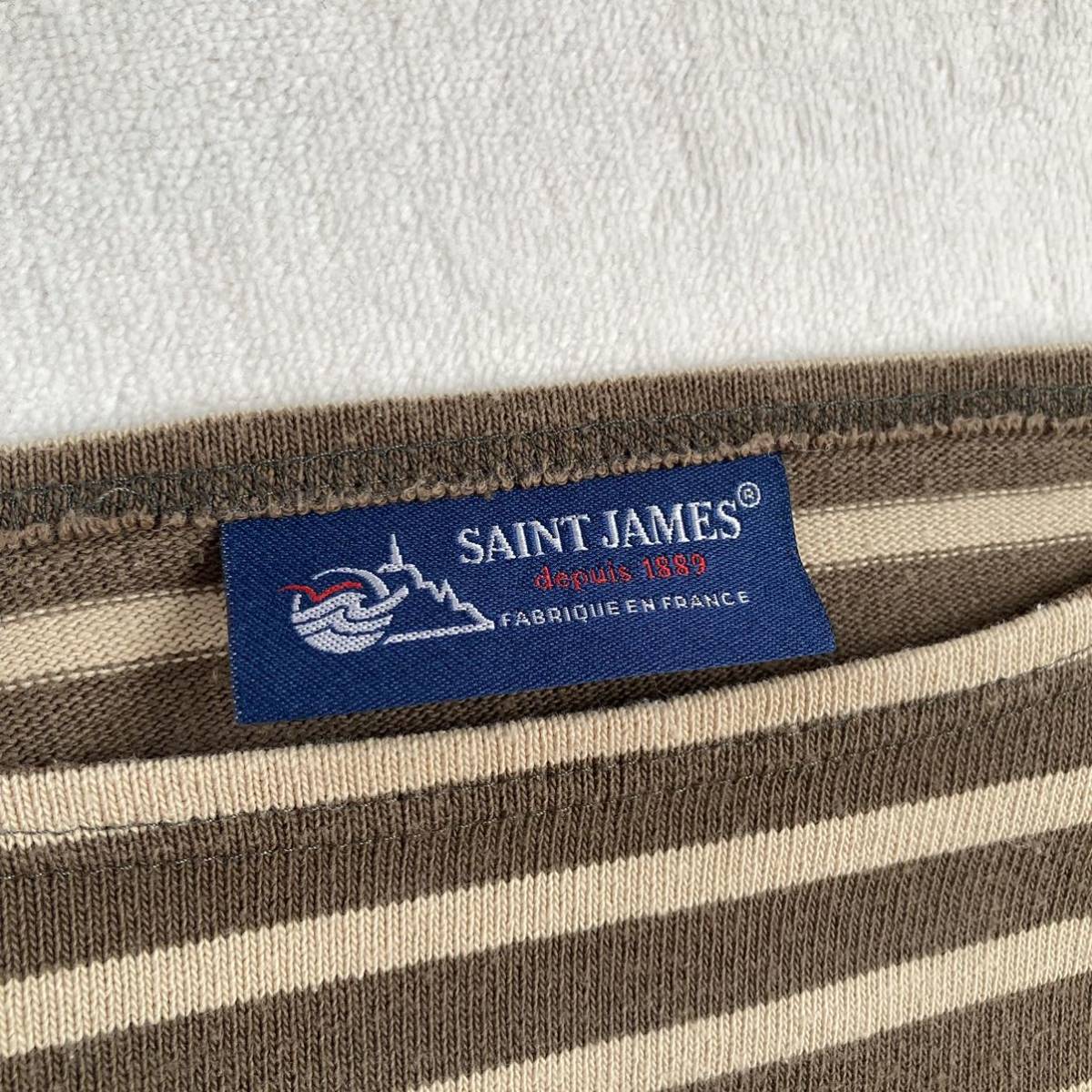 SAINT JAMES バスクシャツ セントジェームス M ボーダー フランス製_画像2