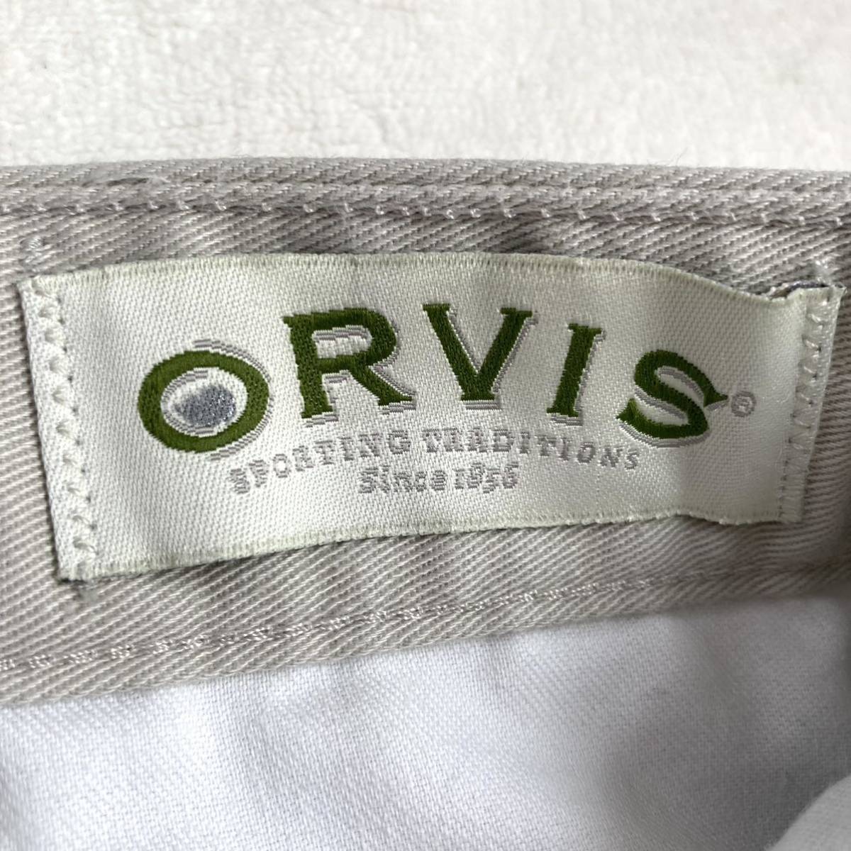 ORVIS Orbis 00s chino pants tiger u The - cloth USA made work pants 