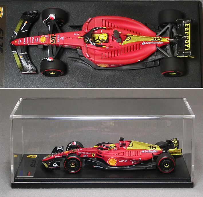 スクーデリア　フェラーリ F1-75（No.16/C.ルクレール）2022イタリアGP　*1/43 スケール　品番：LSF1045　　*06_画像9