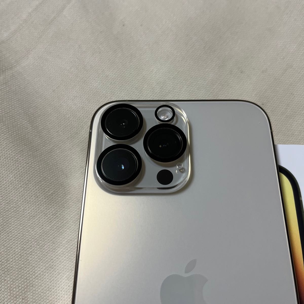 美品 Apple iPhone 14 Pro Max ゴールド SIMフリー SIMロック解除済み バッテリー100%