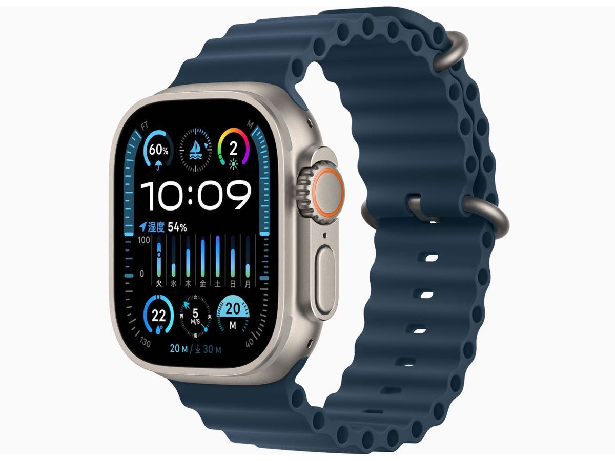 美品 Apple Watch Ultra 2 MREG3J Cellularモデル スマートウォッチ バッテリー最大容量100%