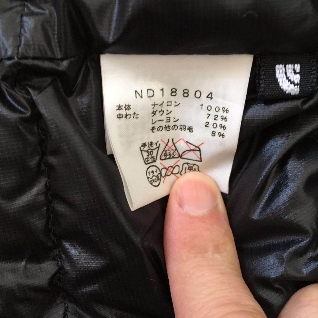 ☆極美品ノースフェイスサミットシリーズアコンカグア ダウンベスト オールブラック希少THE NORTH FACE size Sゴールドウィン国内正規品☆_画像4