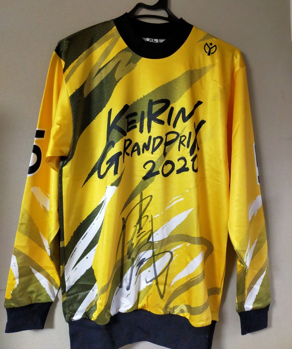 KEIRIN GRANDPRIX 2020 bicycle race Grand Prix uniform 5 number car Shimizu .. player with autograph MEDALIST CLUB unused goods 