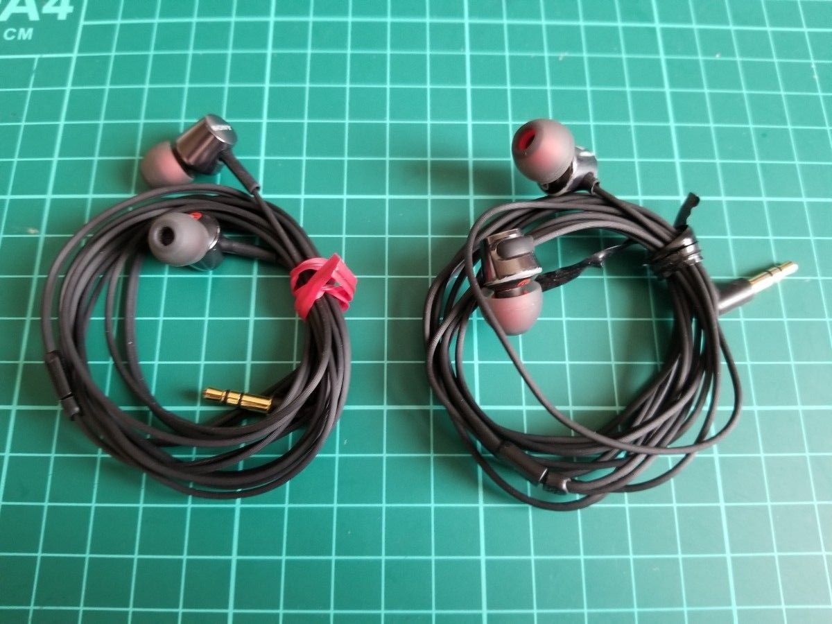 【動作品 2セット】有線イヤホン SONY MDR-EX155 ブラック