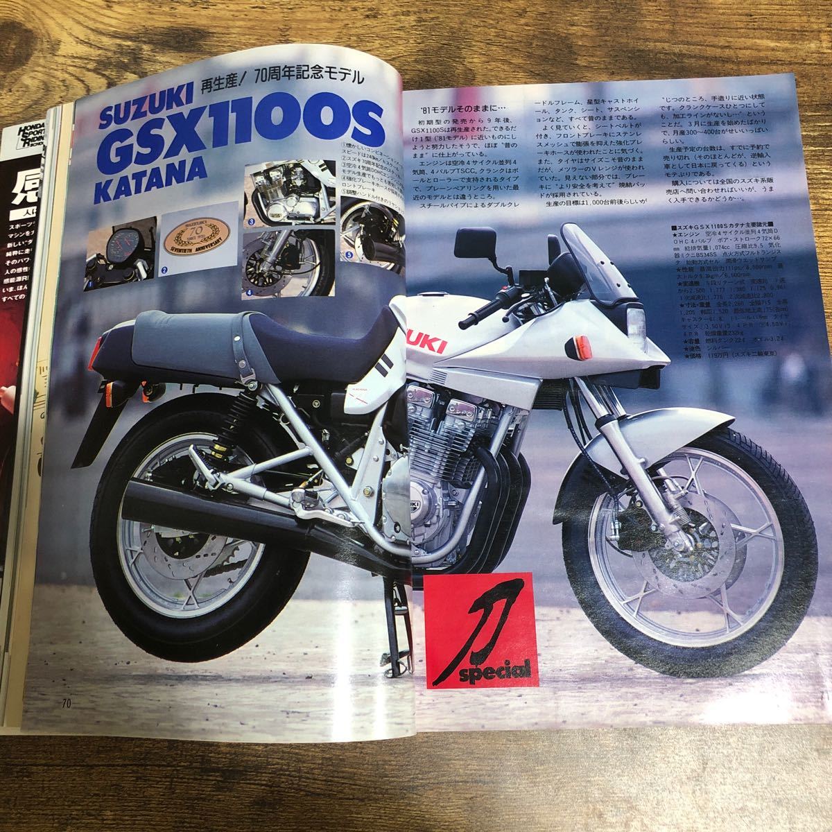 【バイク雑誌　1990.6発行】モーターサイクリスト　1990年代バイク雑誌_画像3