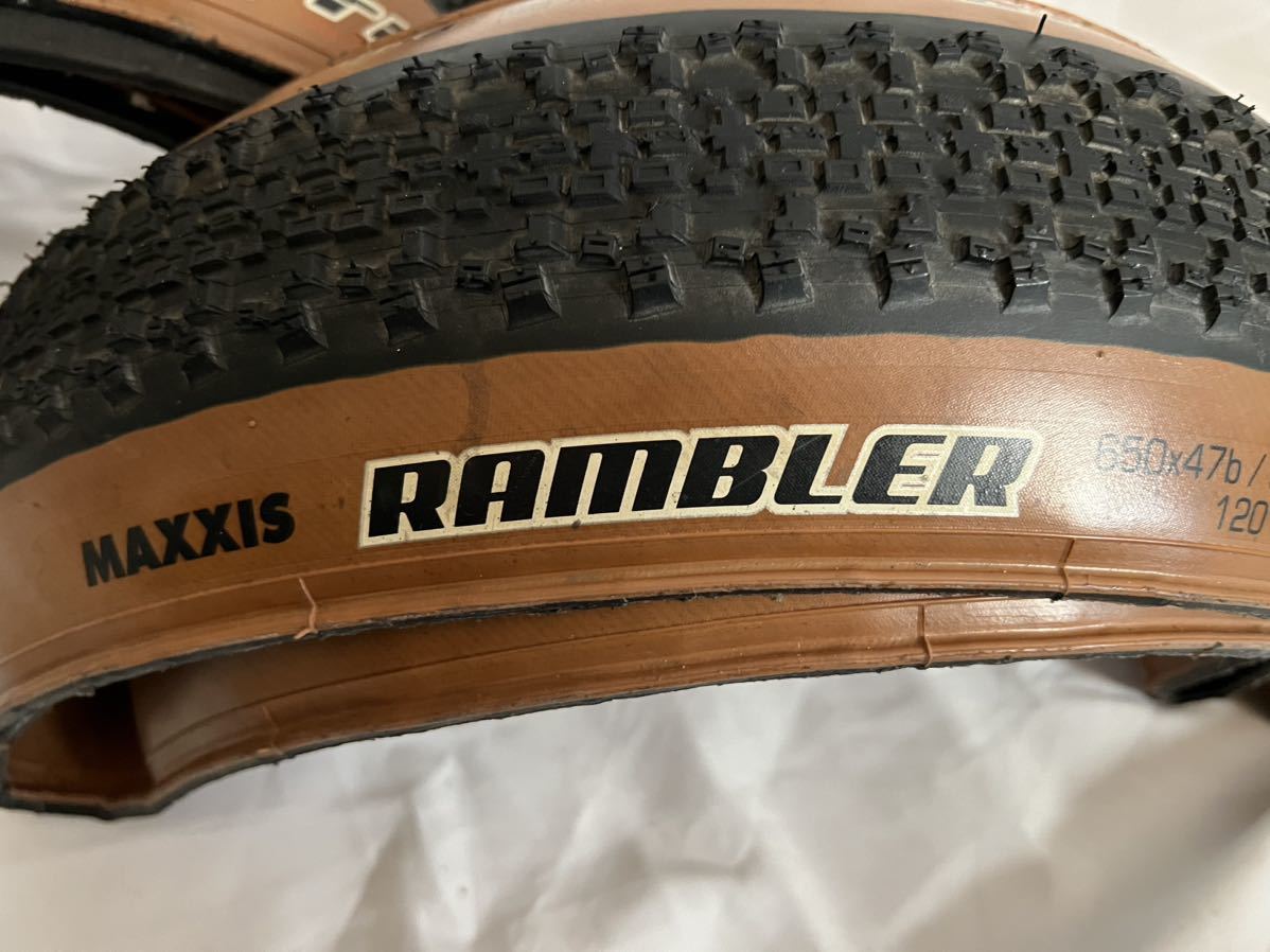  maxi sMAXXIS RAMBLER 650b 47c TR 2 pcs set Ame side gravel 