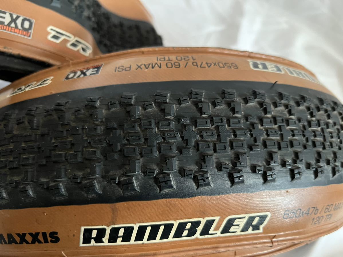  maxi sMAXXIS RAMBLER 650b 47c TR 2 pcs set Ame side gravel 