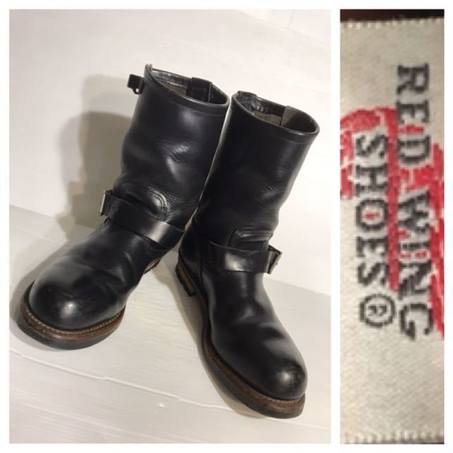 RED WING SHOES レッドウィング USA製 黒 2268 エンジニアブーツ