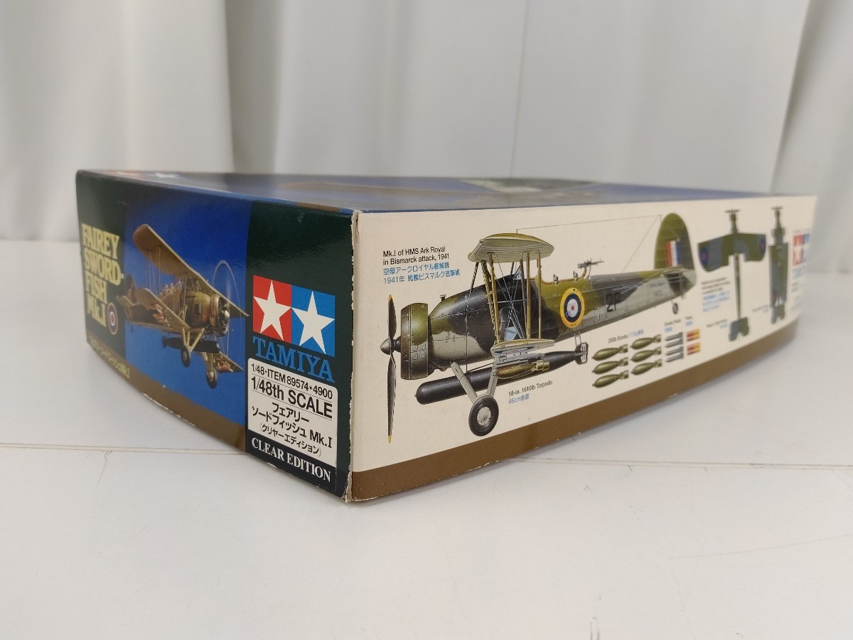 プラモデル タミヤ 1/48 FAIREY SWORD-FISH MK.1 クリヤーエディション フェアリーソードフィッシュ TAMIYA_画像5