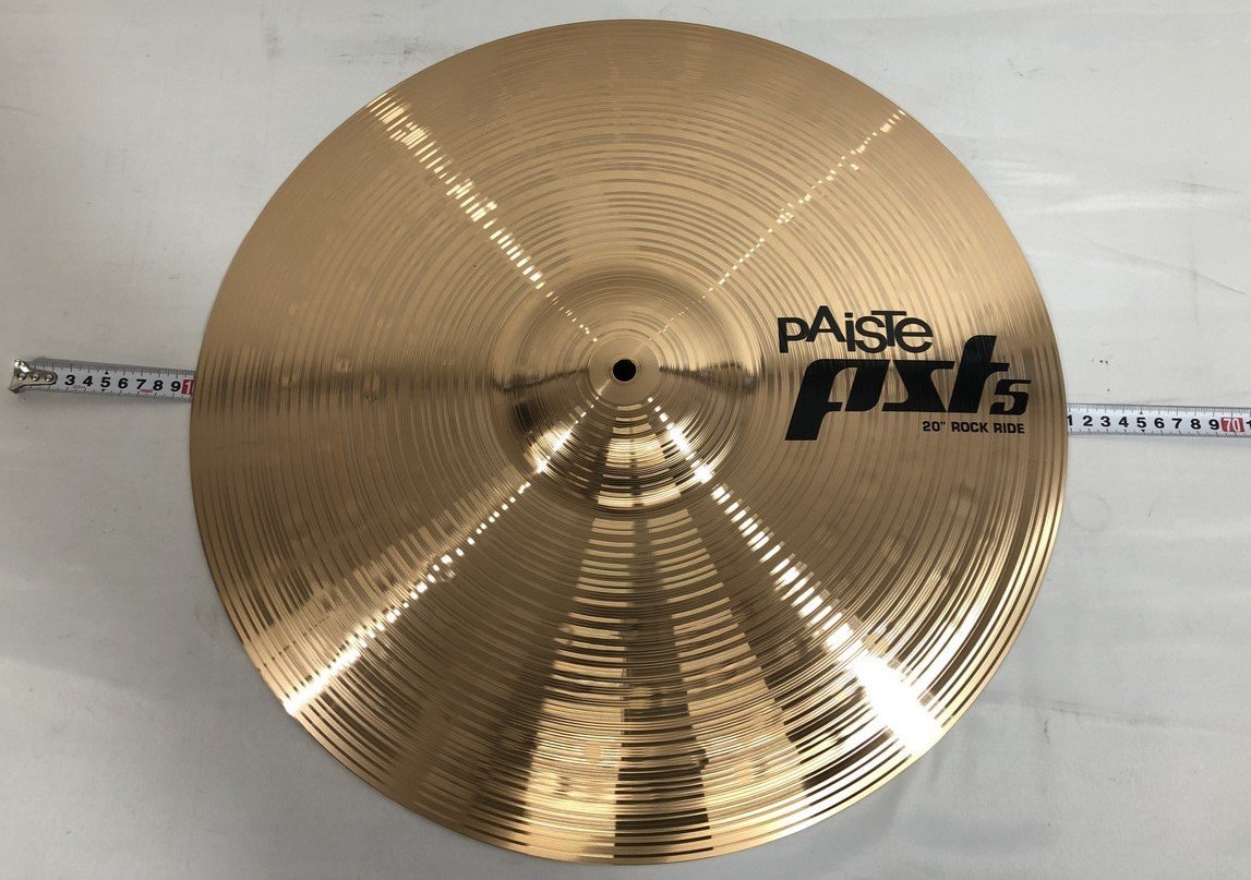 H【未使用品】 シンバル PAISTE PST 5 ROCK RIDE 20 0682720 〈116-240105-SS-4-HOU〉_画像5