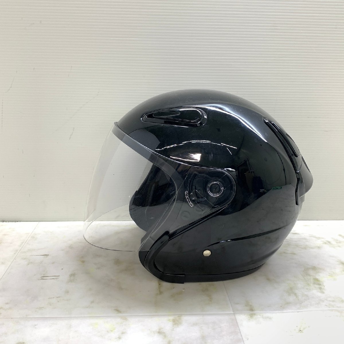 MIN[ secondhand goods ] MSMS Manufacturers unknown full-face helmet 58-60.jeperu use impression equipped (127-240113-MK-7-MIN)
